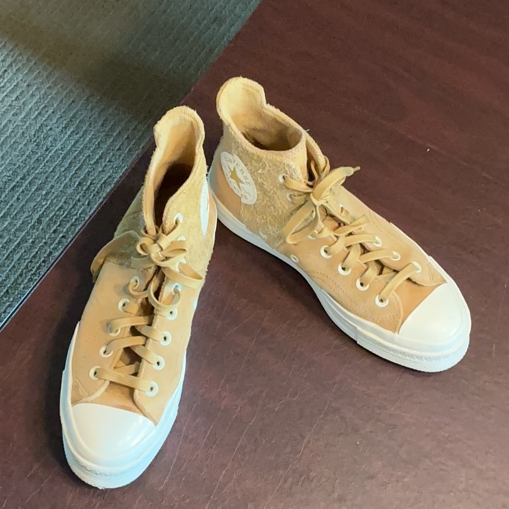 Converse mustard color High-Top Sneakers